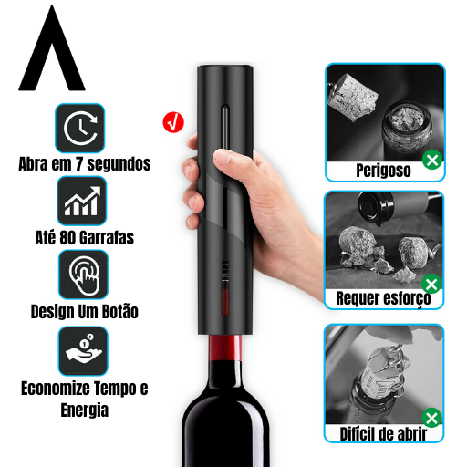 Vinify™️ - Abridor Elétrico