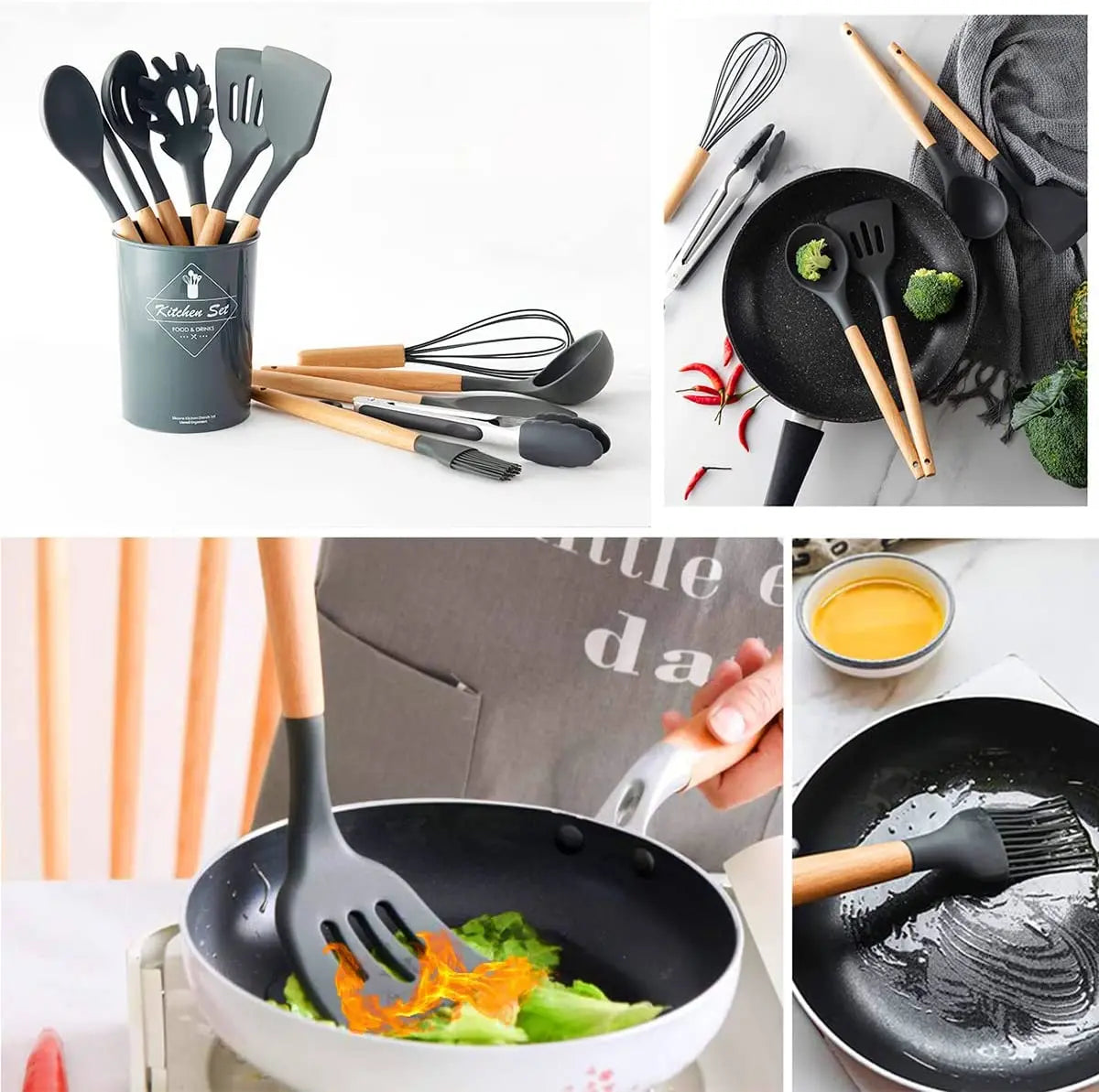 Kit 12 Utensílios De Cozinha